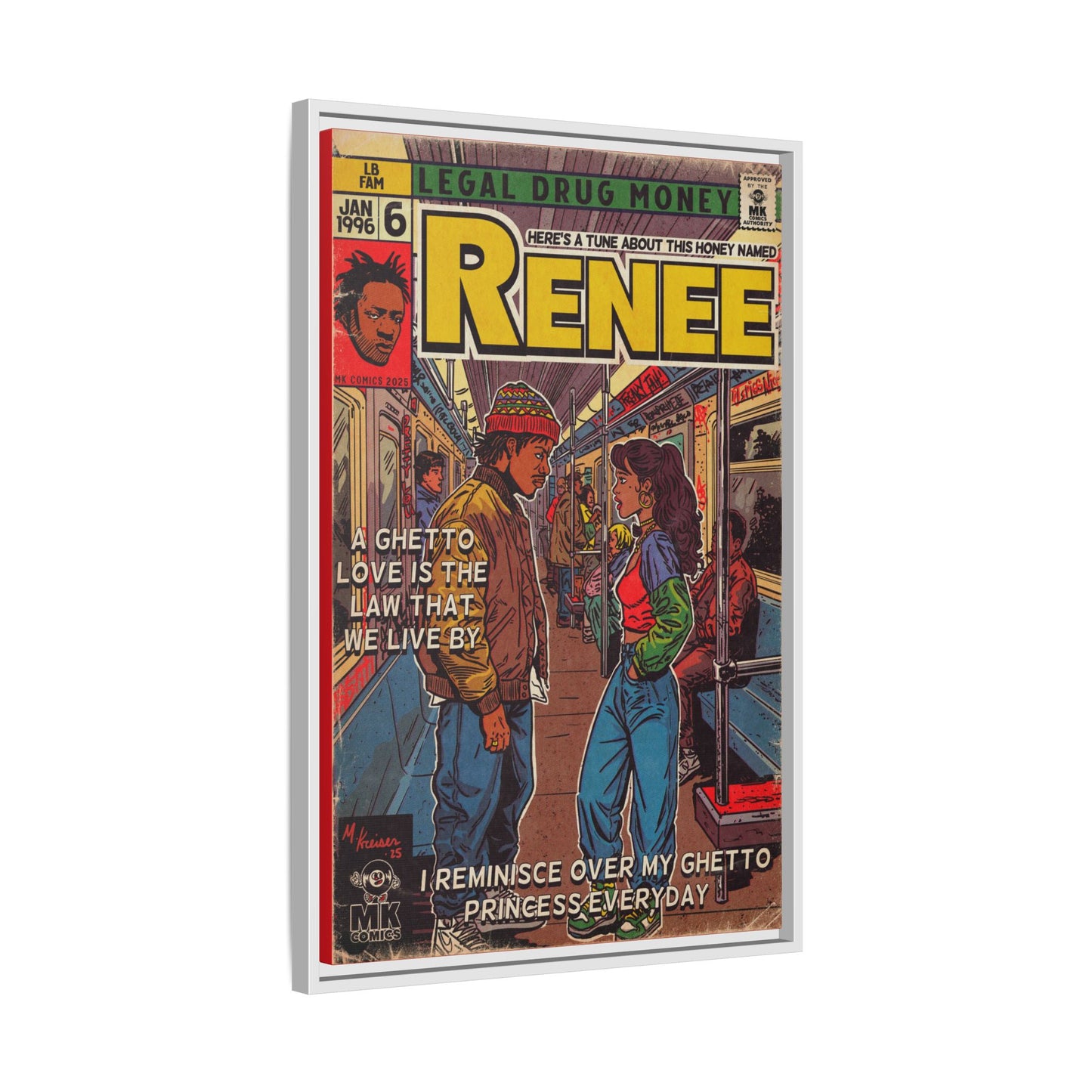 Lost Boyz - Renee - Matte Canvas, Framed (Multi-color)