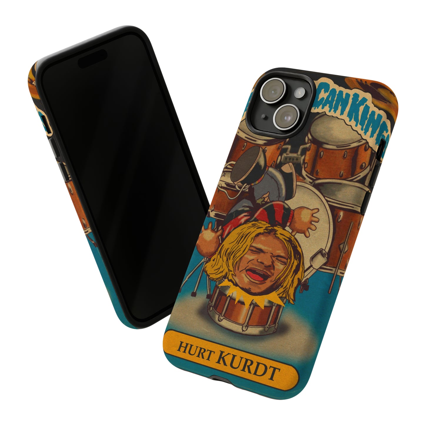 Hurt KURDT - Garbage Can Kings - Nirvana - Tough Phone Cases