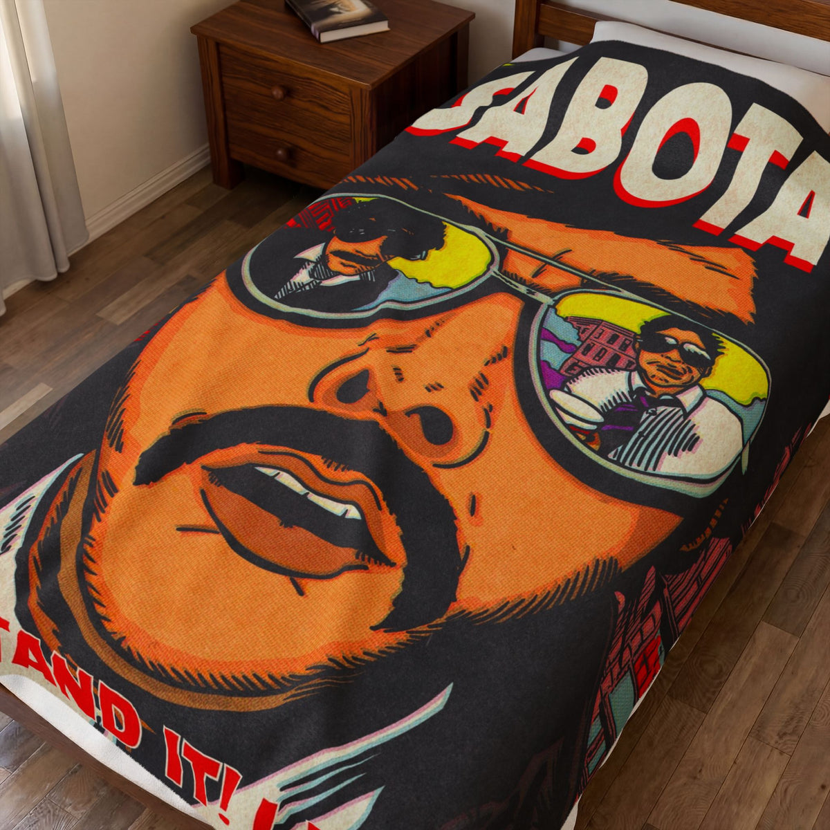 Sabotage - Velveteen Plush Blanket
