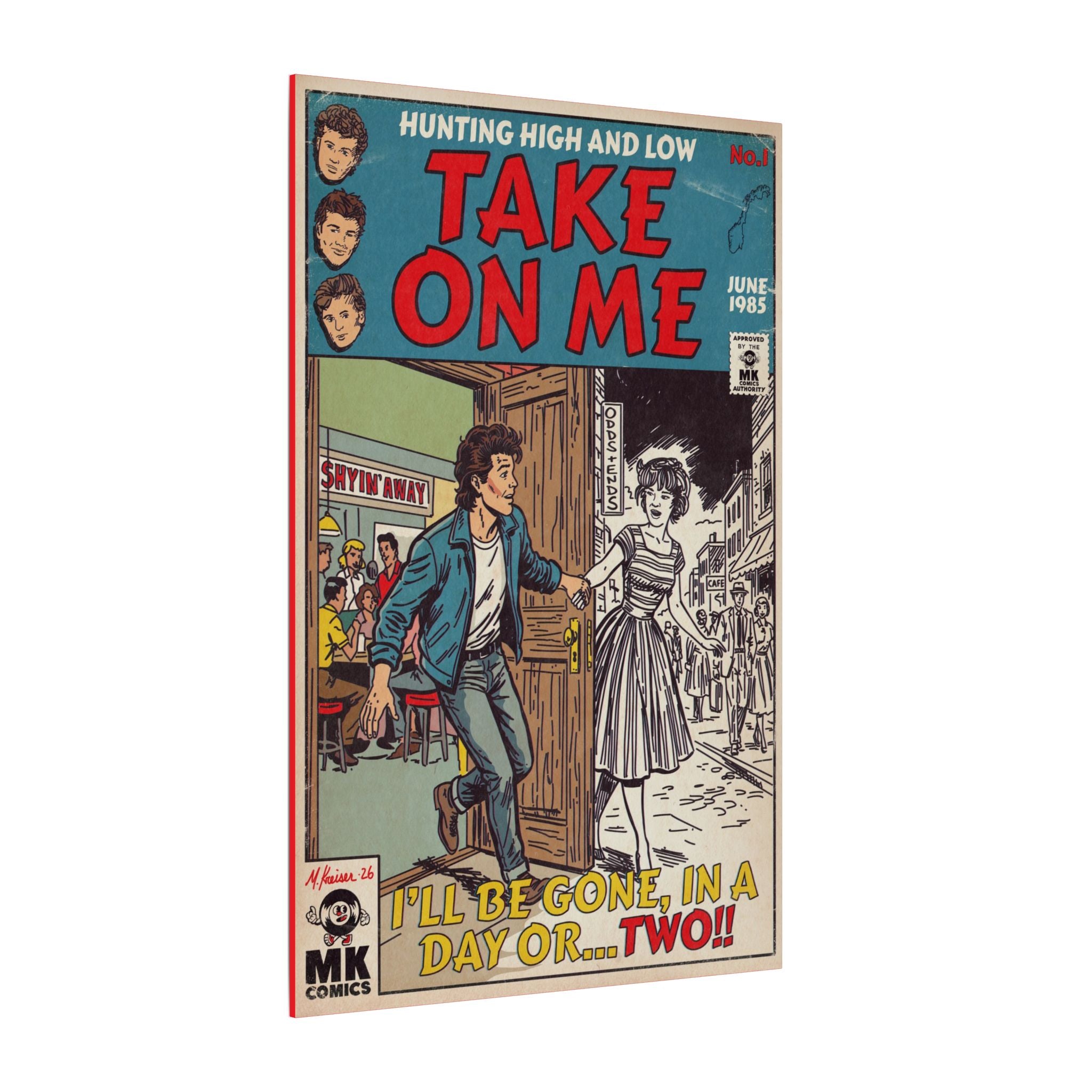 Take On Me - Matte Canvas, Stretched, 0.75" (Multi-Size)