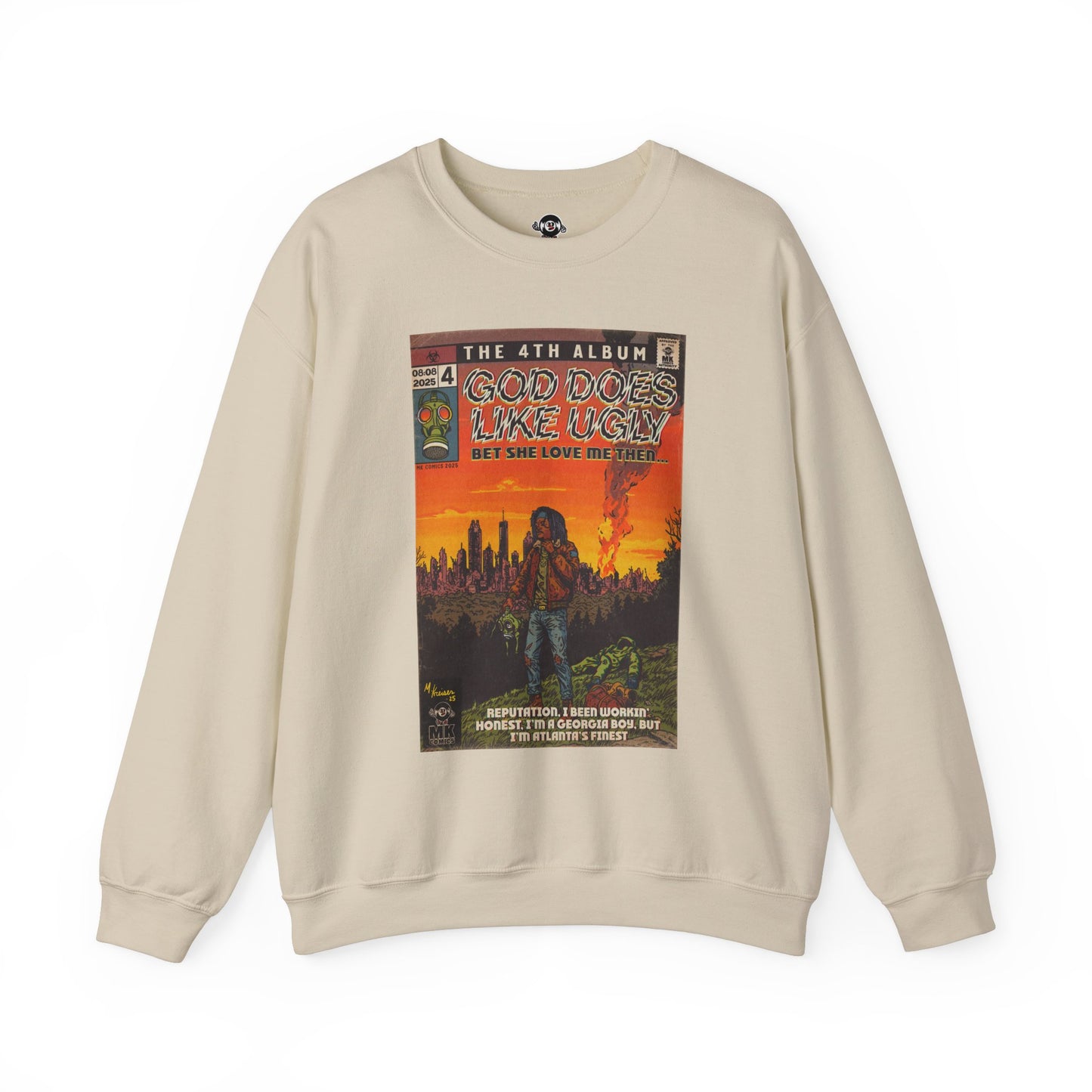 God Does Like Ugly - Unisex Heavy Blend™ Crewneck Sweatshirt
