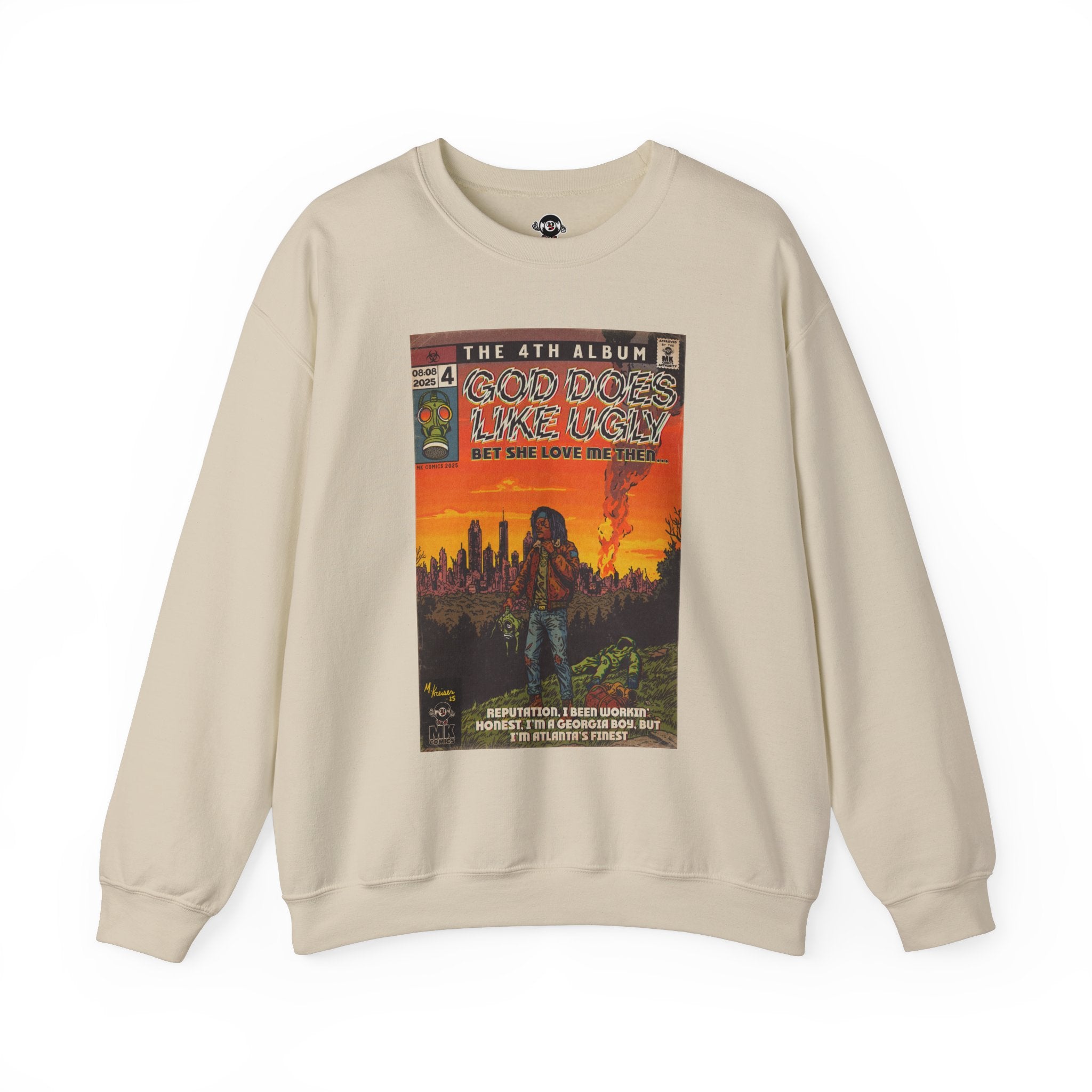 God Does Like Ugly - Unisex Heavy Blend™ Crewneck Sweatshirt