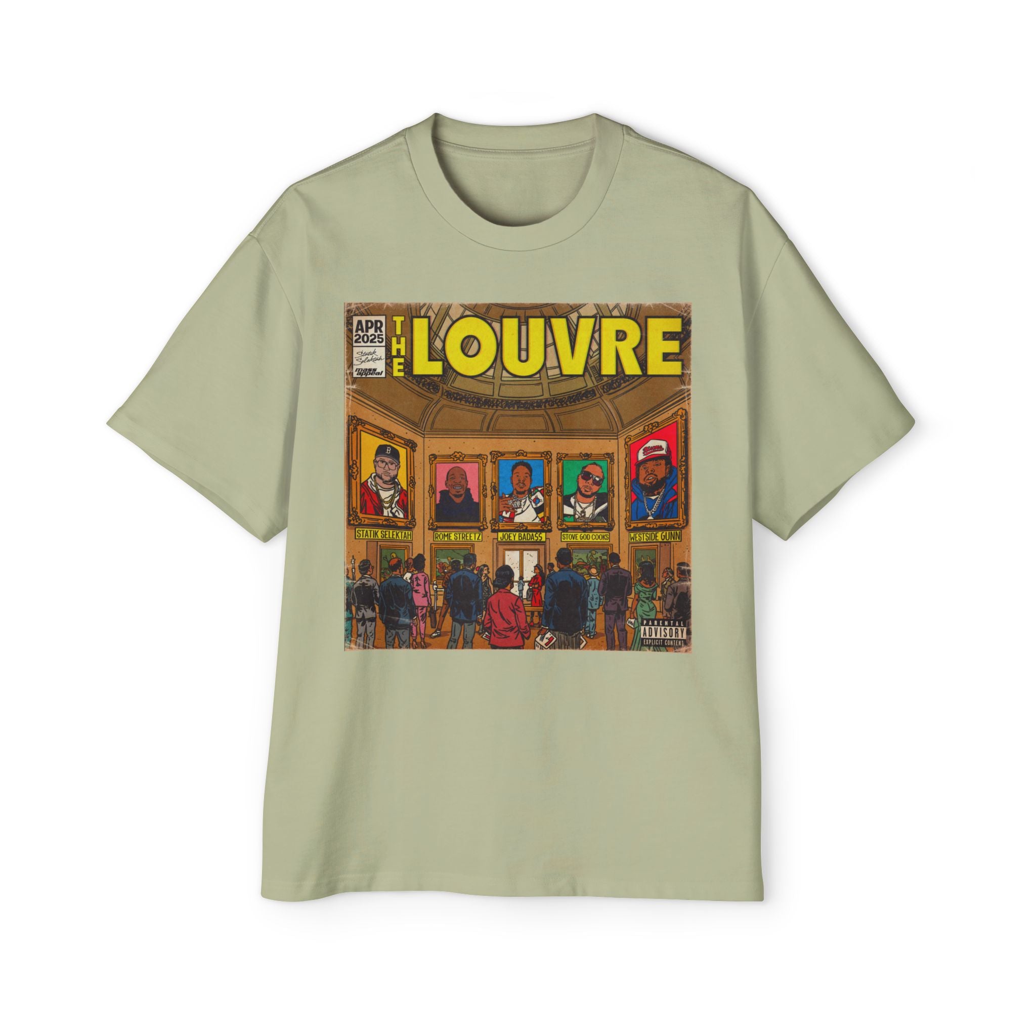 The Louvre - Men's Heavy Oversized Tee