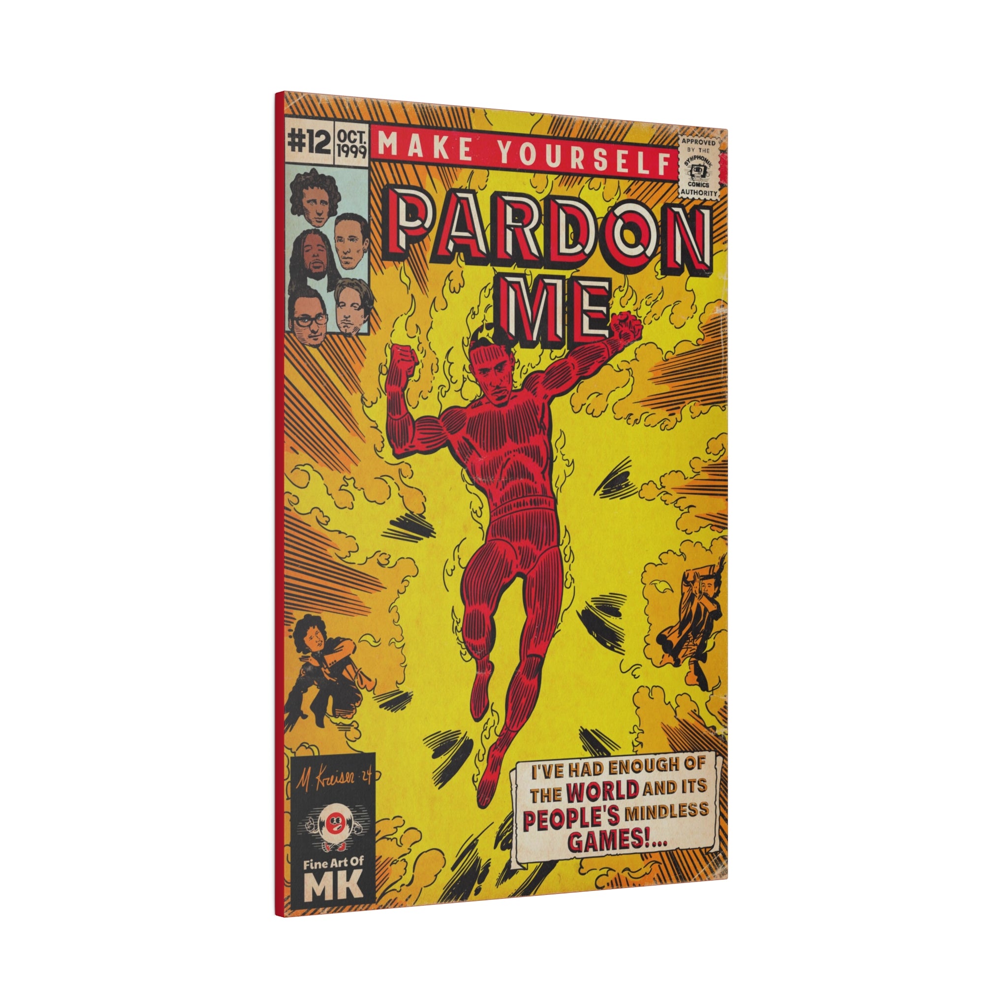 Pardon Me - Matte Canvas, Stretched, 0.75"
