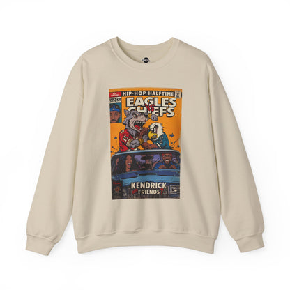 Kendrick & SZA - 2025 Halftime - Eagles vs Chiefs - Unisex Heavy Blend™ Crewneck Sweatshirt