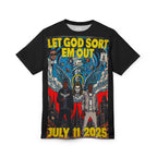 Let God Sort Em Out - Unisex Cut & Sew Tee (AOP)