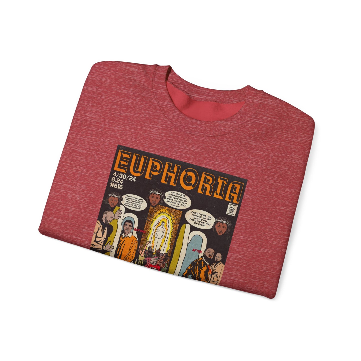 Kendrick Lamar - Euphoria - Unisex Heavy Blend™ Crewneck Sweatshirt