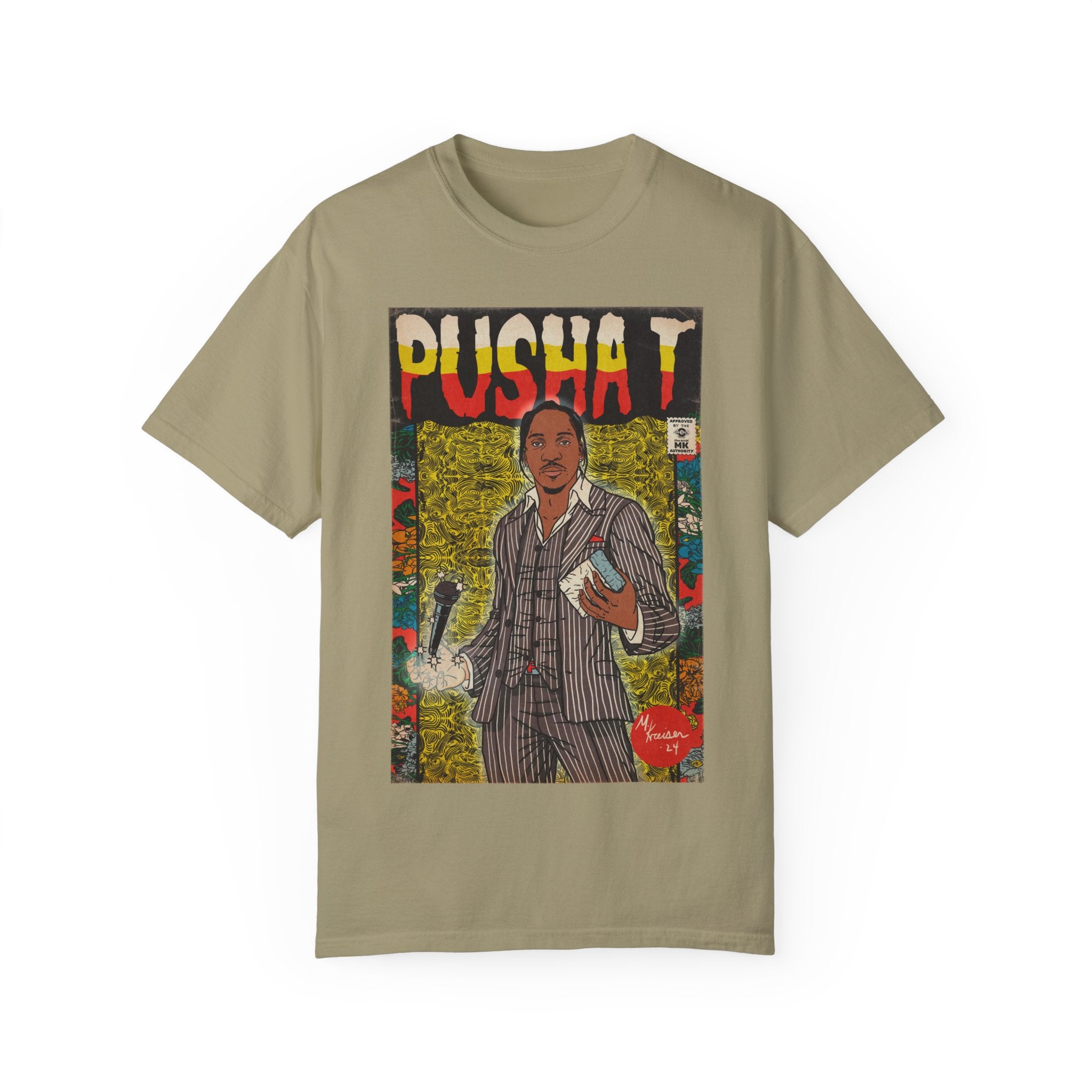Push - Comic Book Art - Unisex Comfort Colors T-shirt