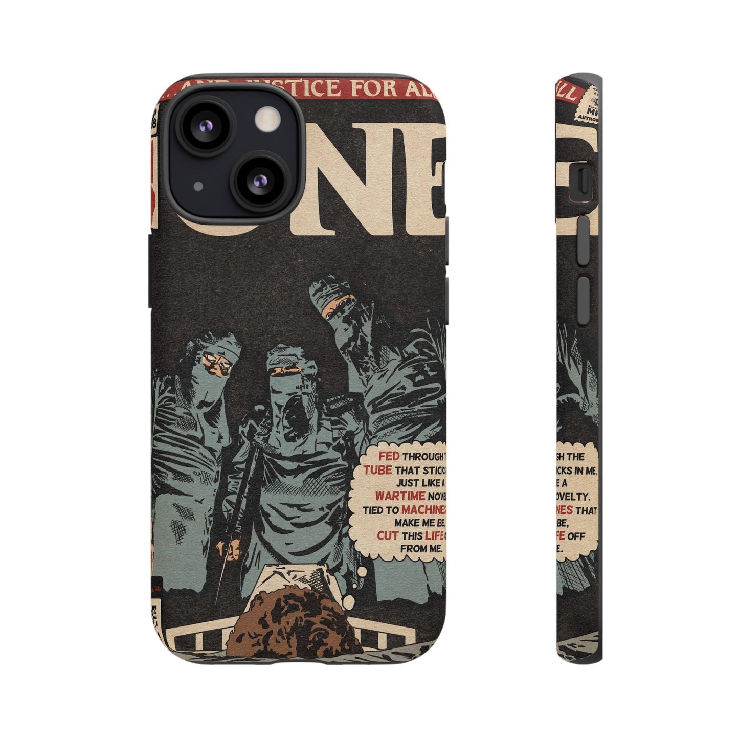 Metallica- One - Johnny Got His Gun Comic Book Art - Tough Phone Cases