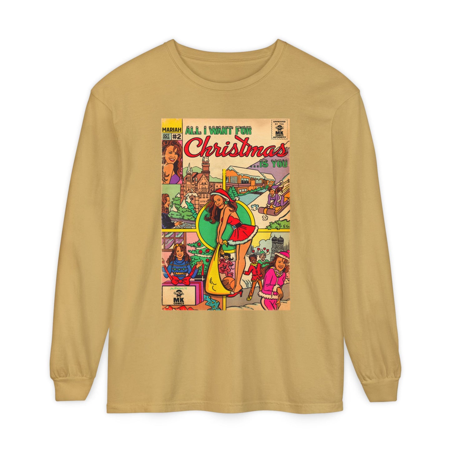 All I Want for Christmas.. - Unisex Comfort Colors Long Sleeve T-Shirt