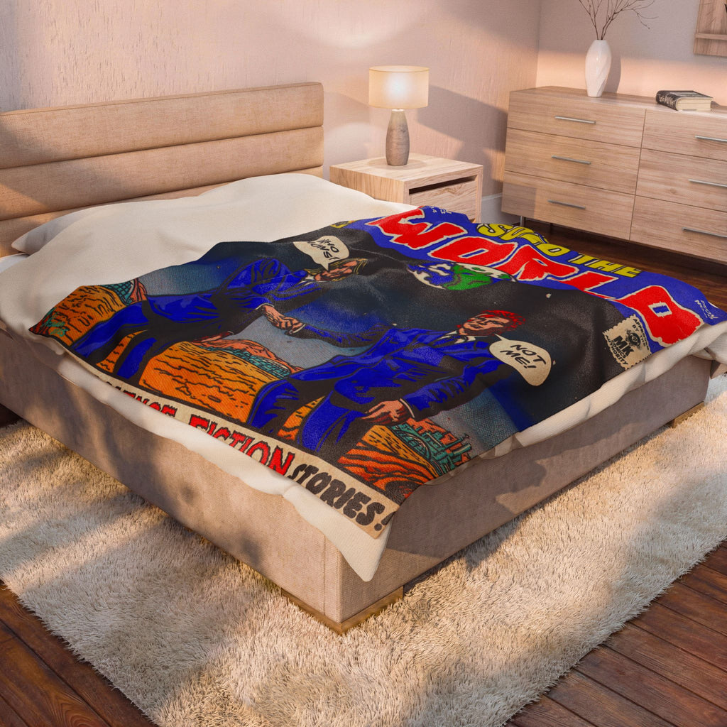 The Man Who Sold the World - Velveteen Plush Blanket