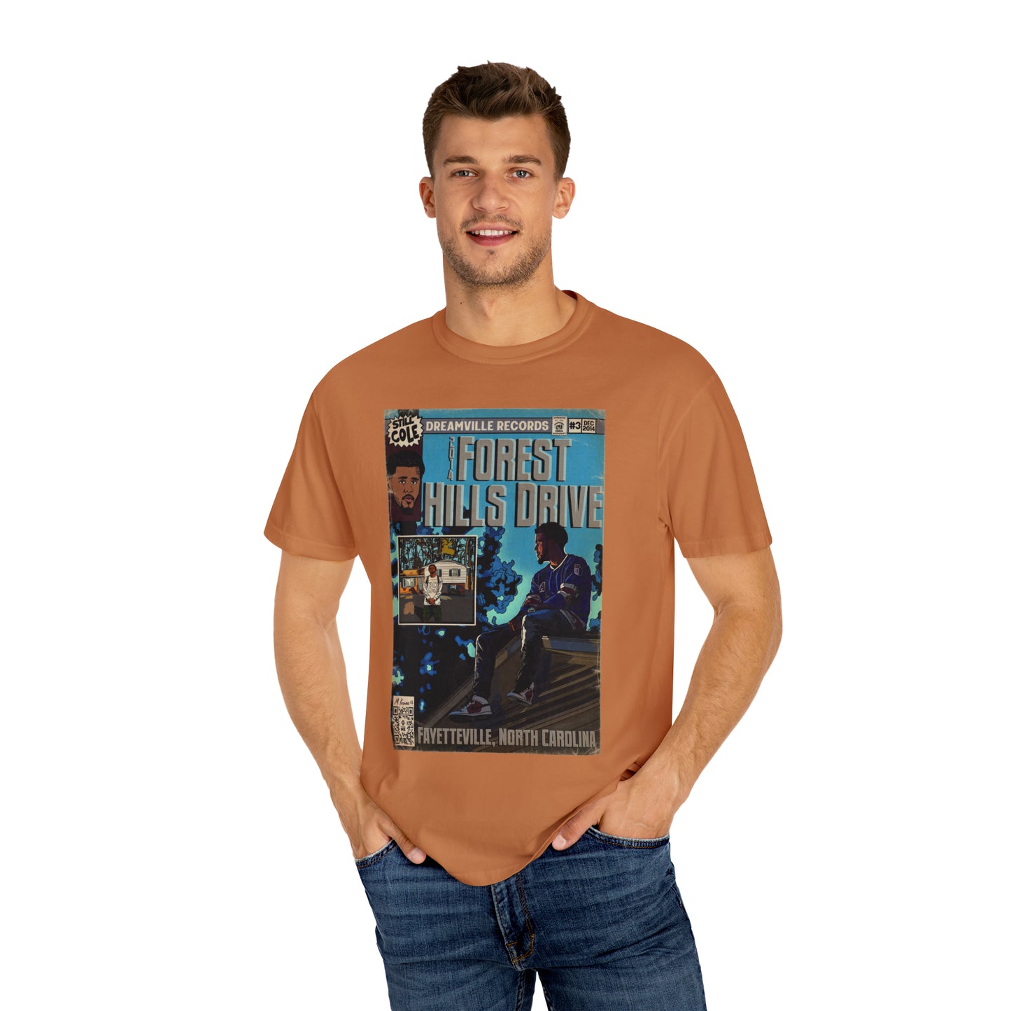 J Cole - 2014 Forest Hills Drive - Unisex Comfort Colors T-shirt