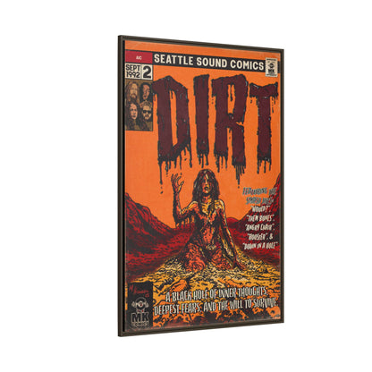 Dirt - Matte Canvas, Framed (Multi-color)