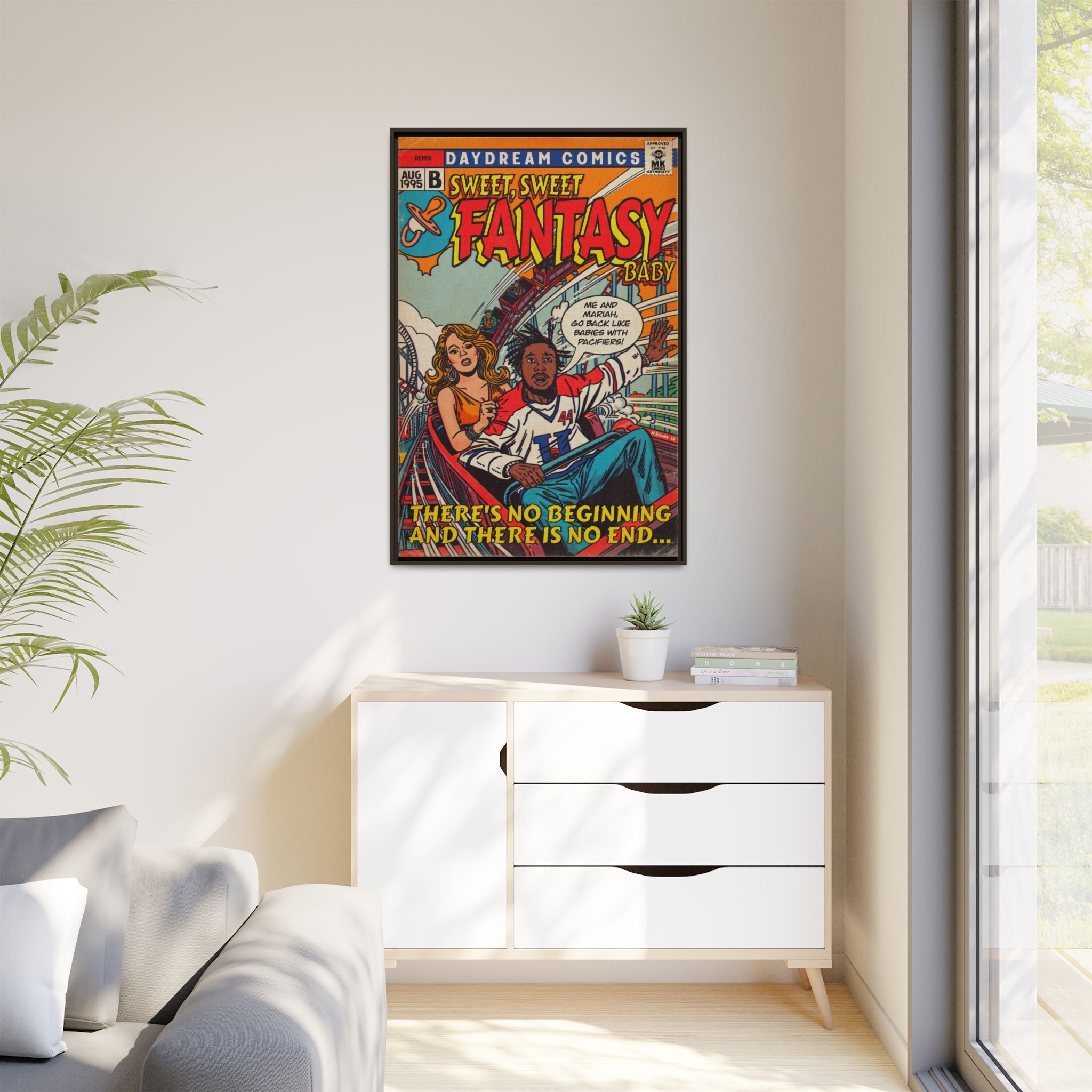 Fantasy Remix - Matte Canvas, Framed (Multi-color)