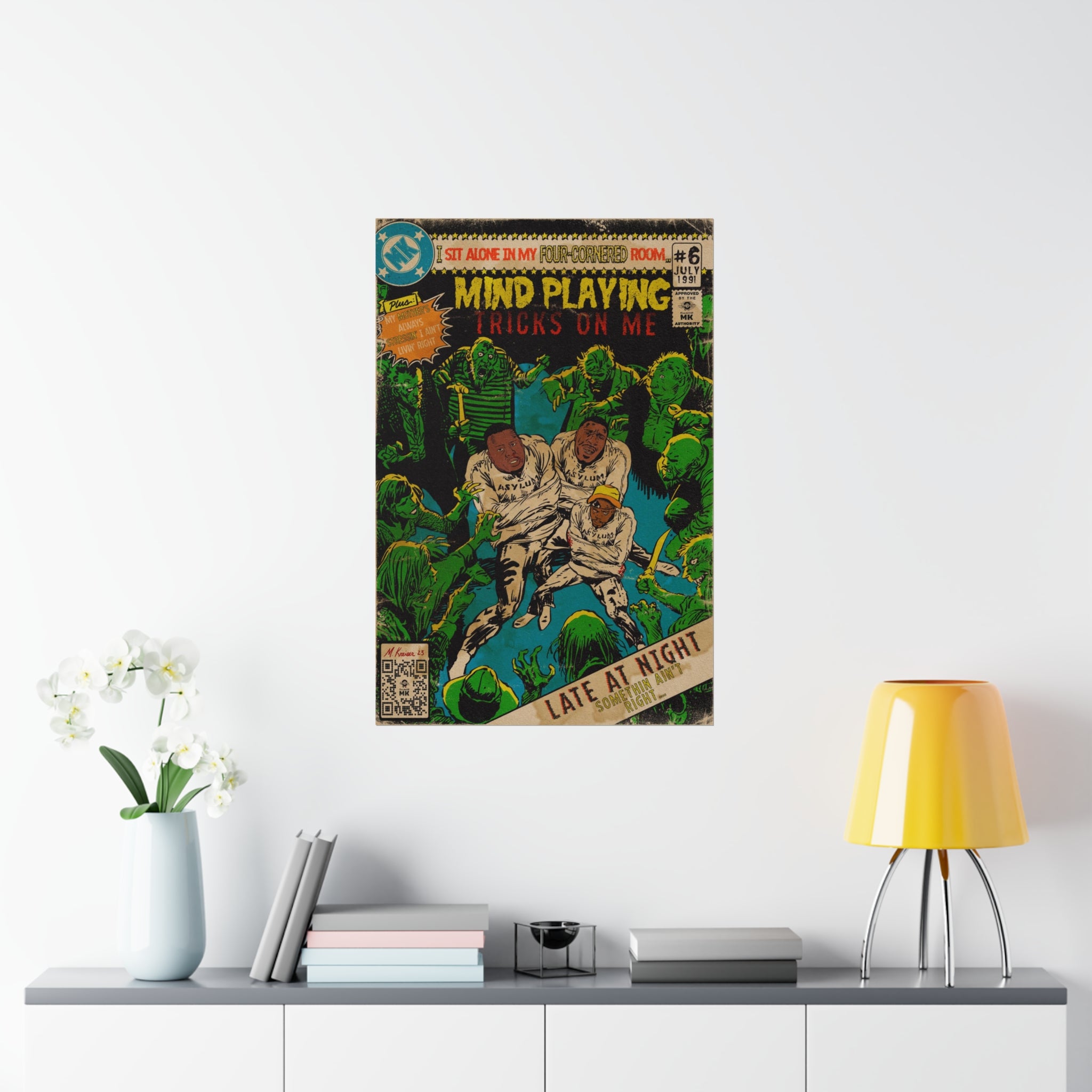 Mind Playing Tricks - Vertical Matte Poster