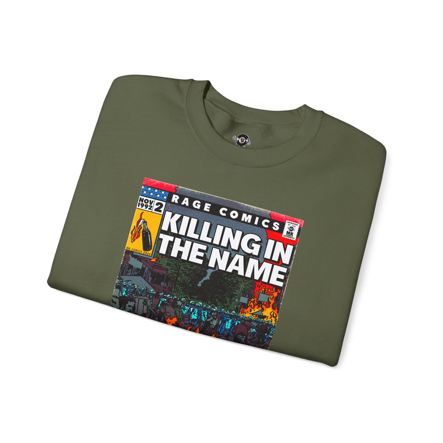 Rage - Killing In the Name - Unisex Heavy Blend™ Crewneck Sweatshirt