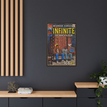 Infinite - Comic Book Art - Matte Canvas, Framed (Multi-color)