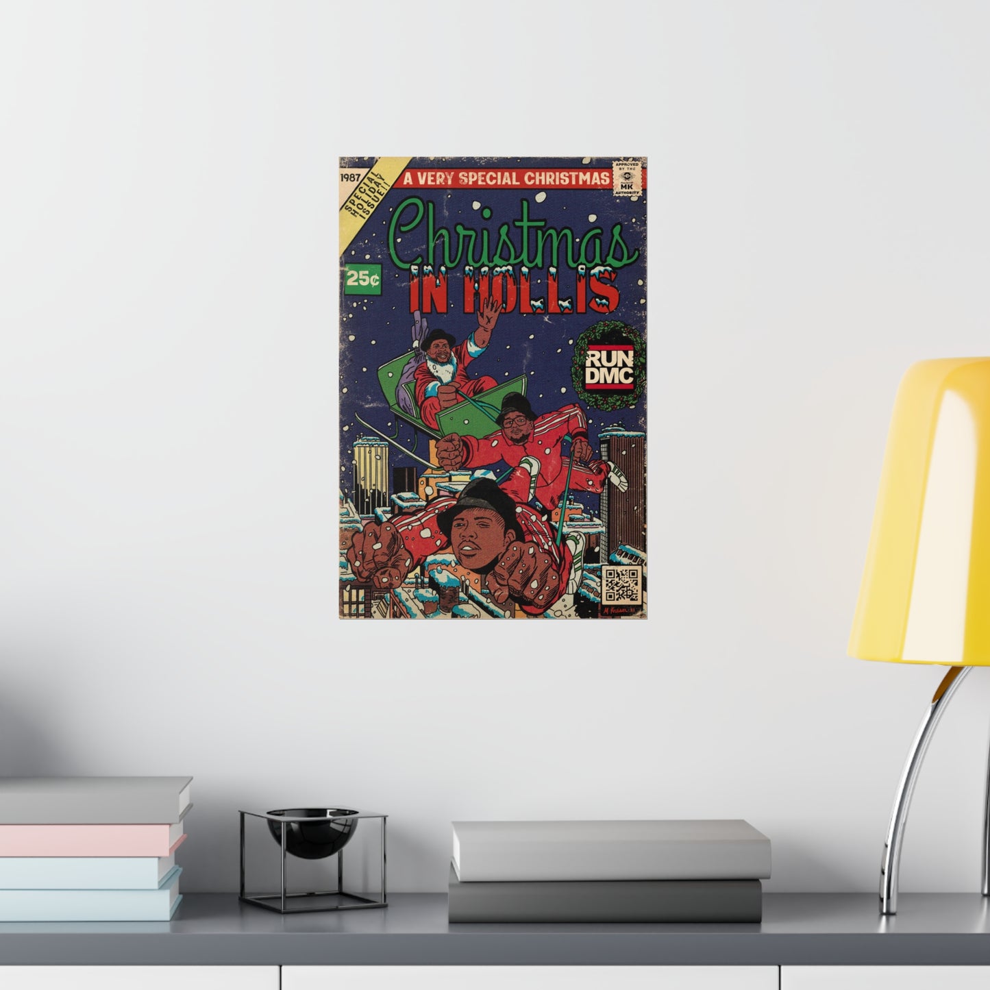RUN DMC - Christmas In Hollis- Vertical Matte Poster