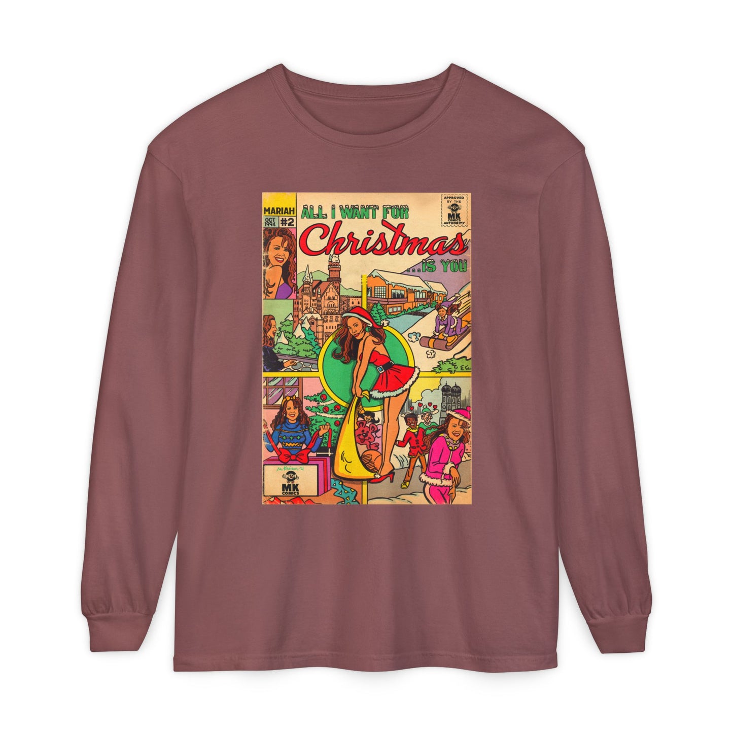 All I Want for Christmas.. - Unisex Comfort Colors Long Sleeve T-Shirt