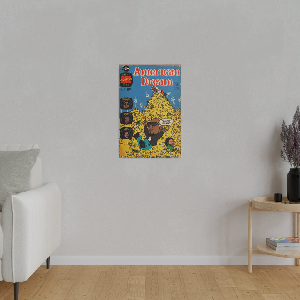 American Dream - Matte Canvas, Stretched, 0.75"