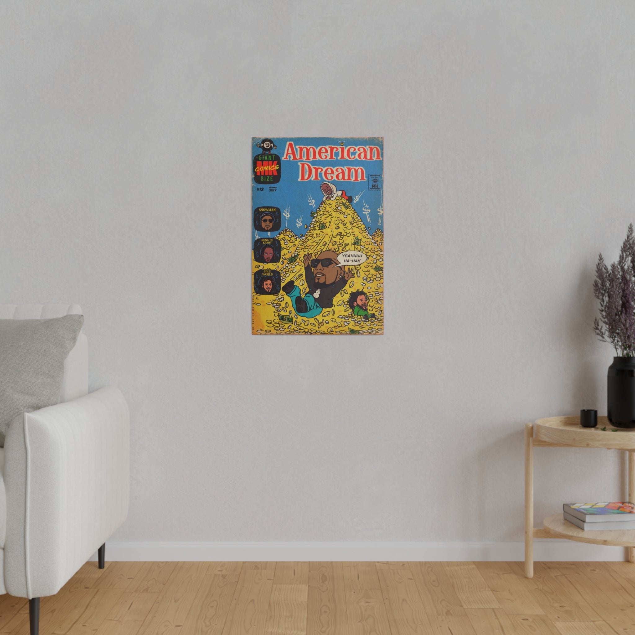American Dream - Matte Canvas, Stretched, 0.75"