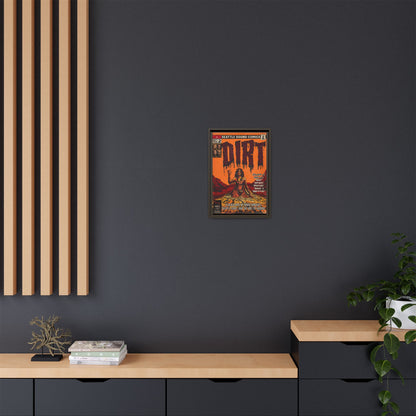Dirt - Matte Canvas, Framed (Multi-color)