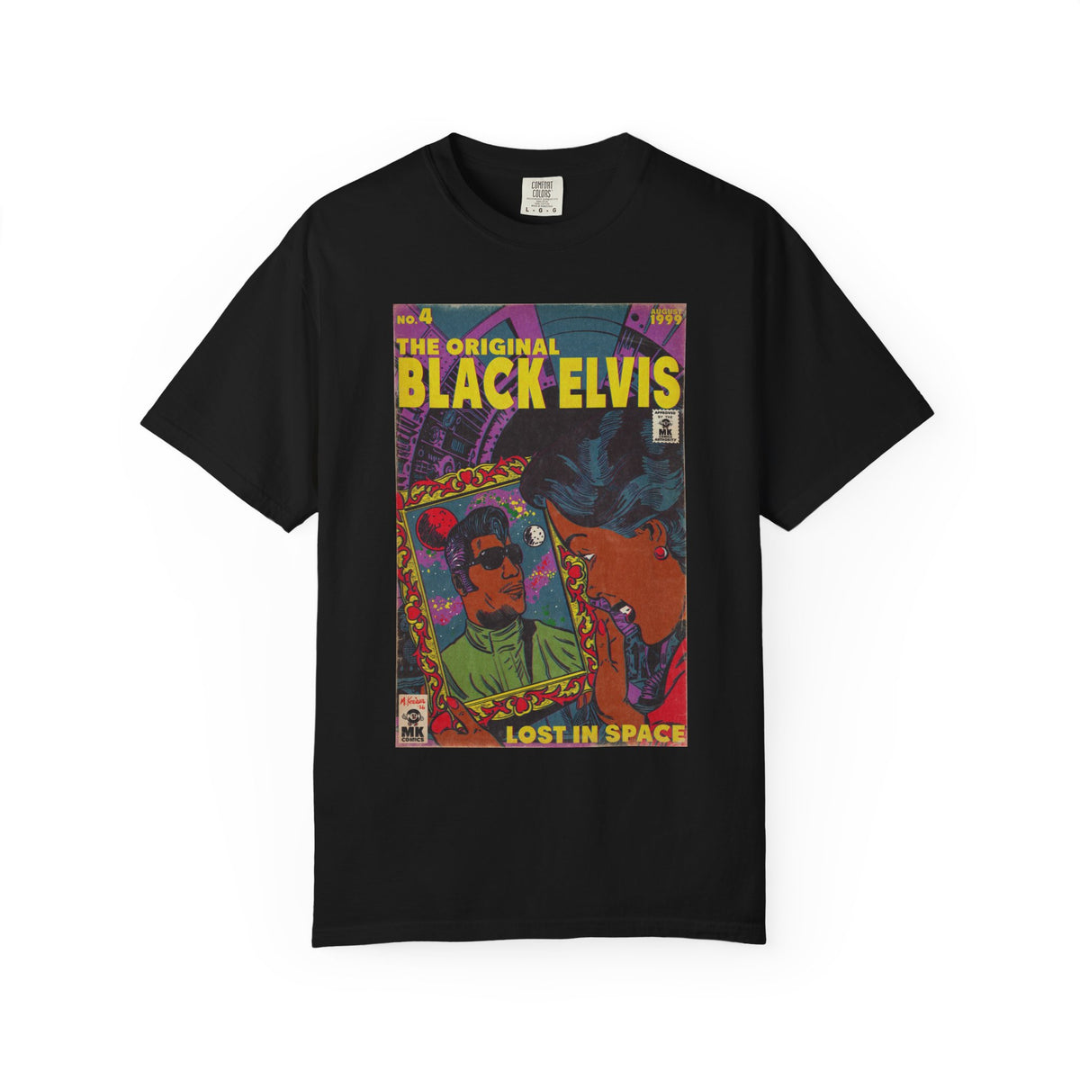 Black Elvis - Unisex Garment-Dyed T-shirt