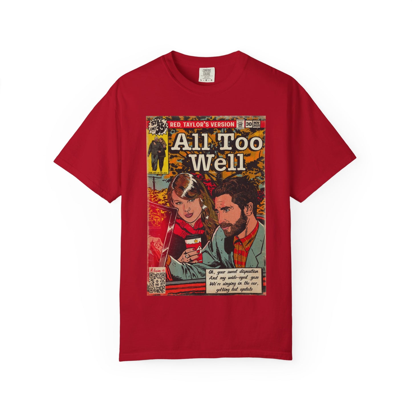 Taylor Swift - All Too Well - Unisex Comfort Colors T-shirt