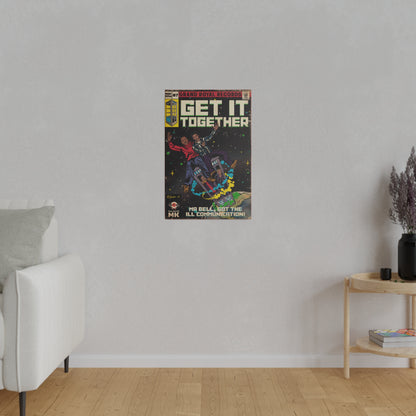 Beastie Boys & Q-Tip - Get it Together - Matte Canvas, Stretched, 0.75"