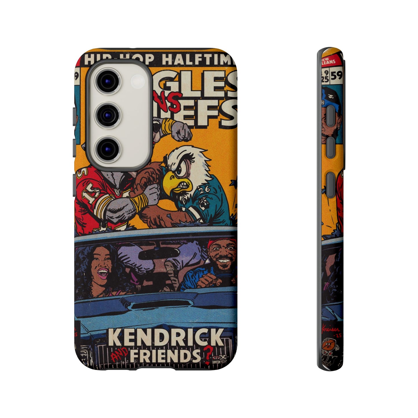 Kendrick & SZA - 2025 Halftime - Eagles vs Chiefs - Tough Phone Cases