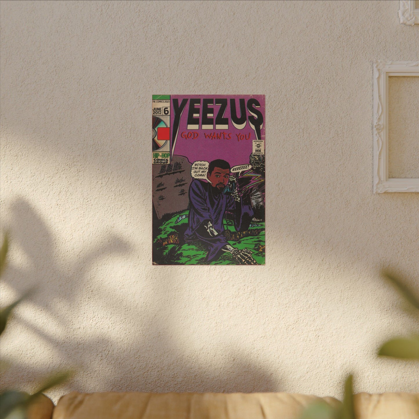 Yeez - Matte Canvas, Stretched, 0.75" (Multi-Size)