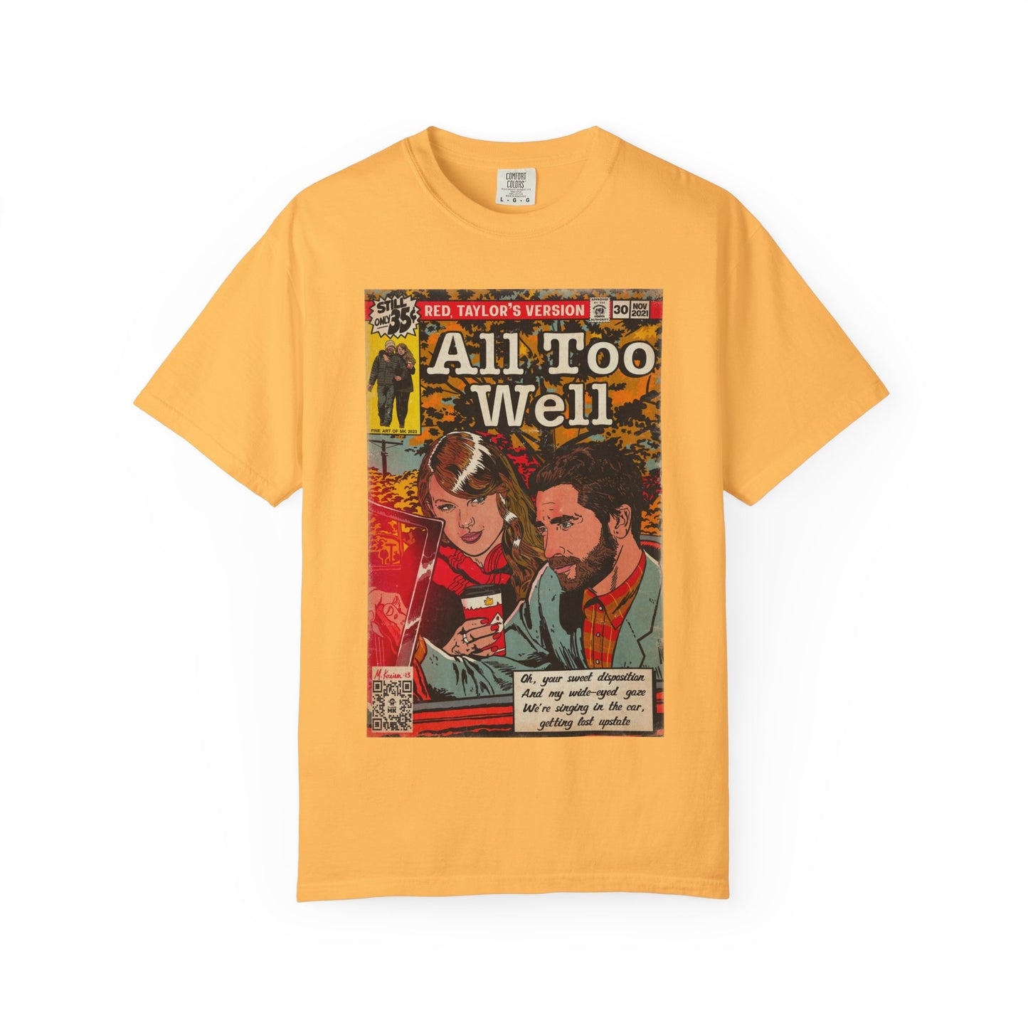 Taylor Swift - All Too Well - Unisex Comfort Colors T-shirt