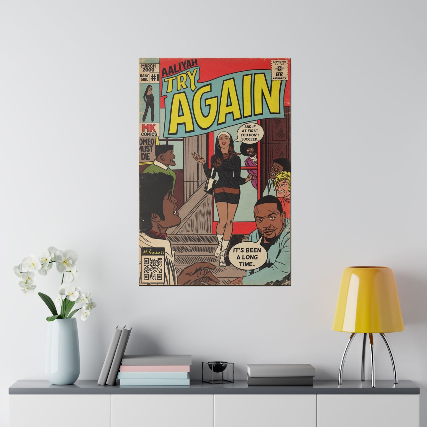 Aaliyah - Try Again - Matte Canvas, Stretched