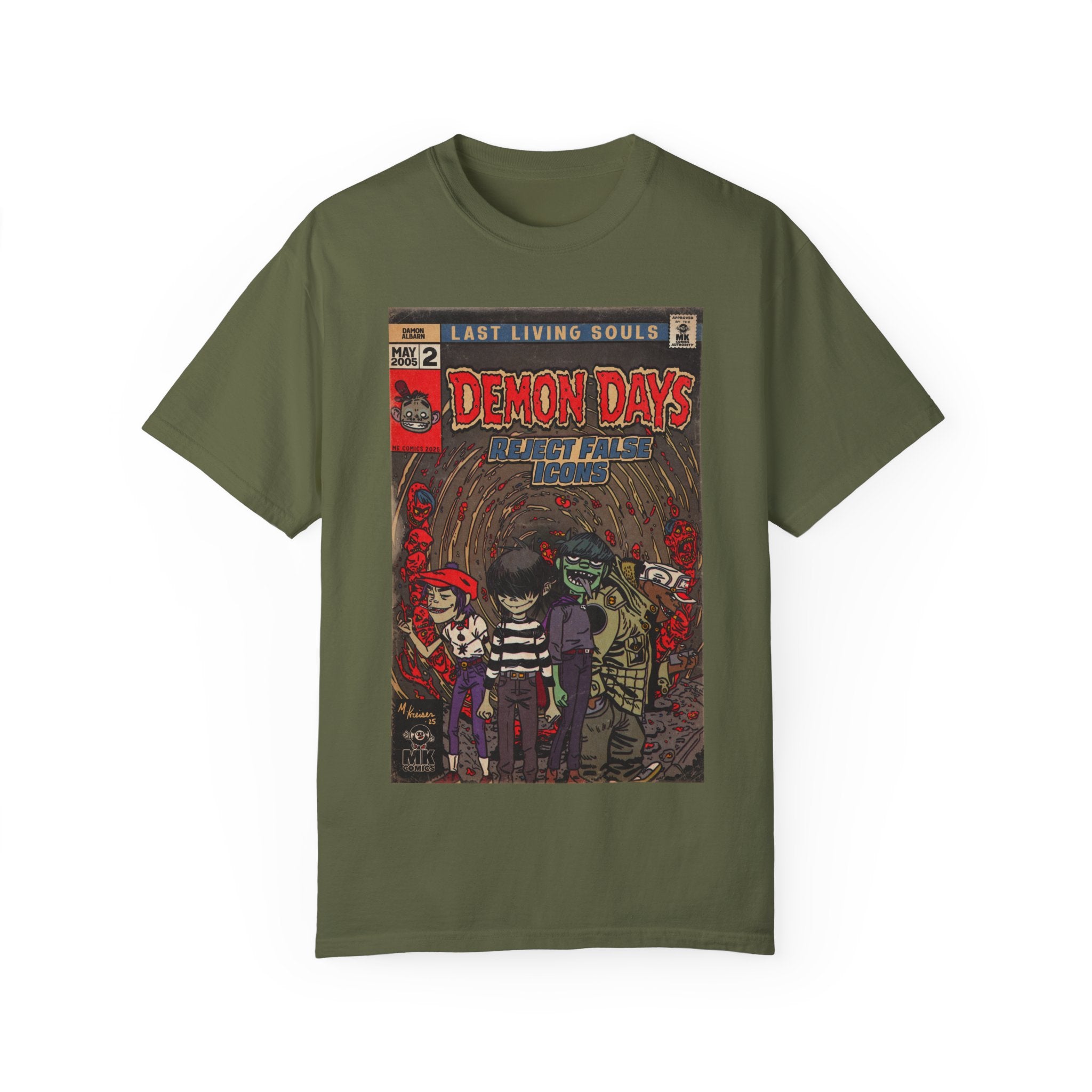 Demon Days - Unisex Garment-Dyed T-shirt