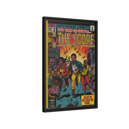 The Score - Matte Canvas, Framed (Multi-color)