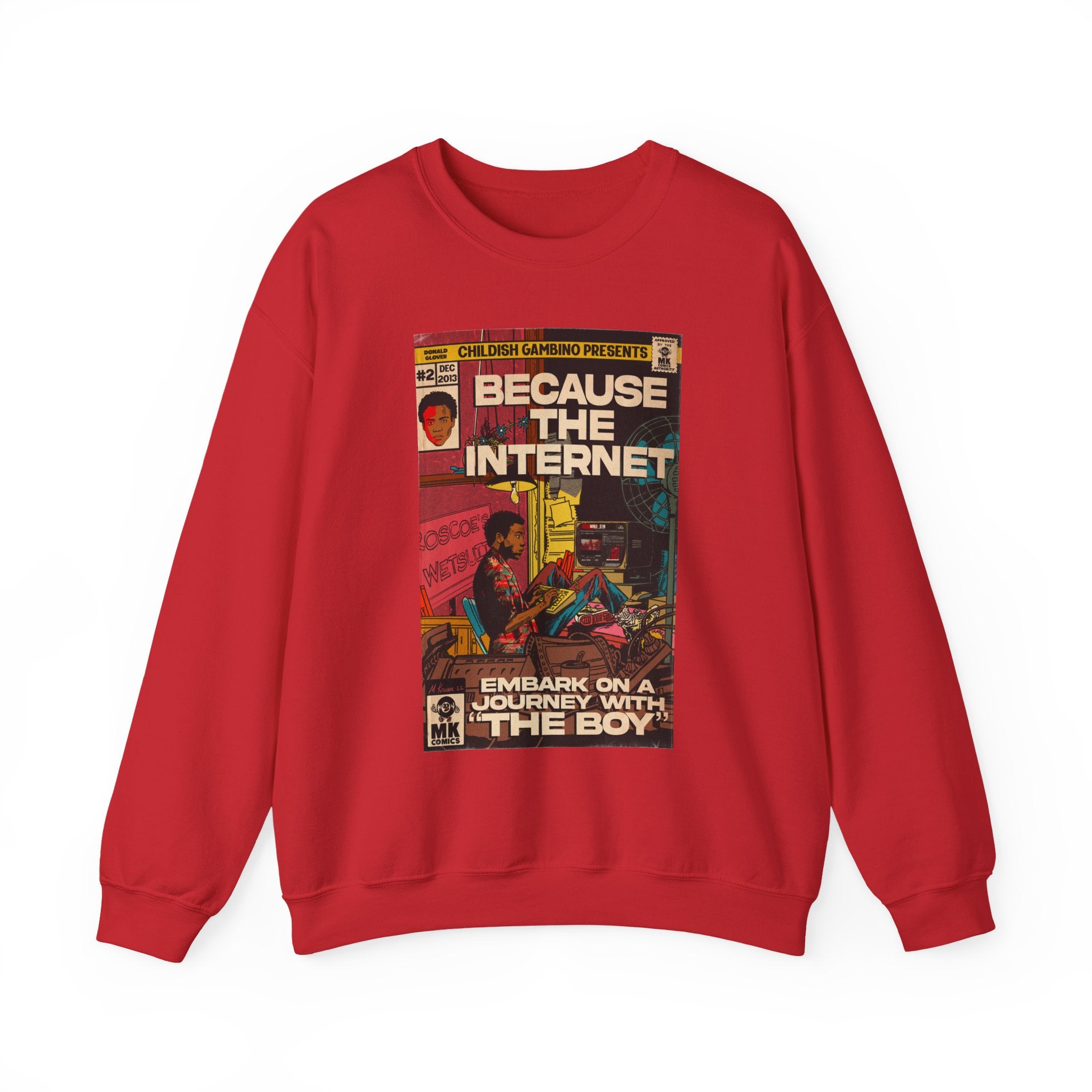 Because The Internet - Unisex Heavy Blend™ Crewneck Sweatshirt