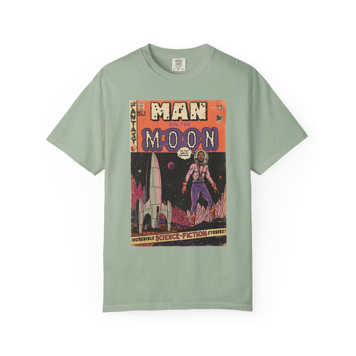 Man on the Moon - Unisex Comfort Colors T-shirt