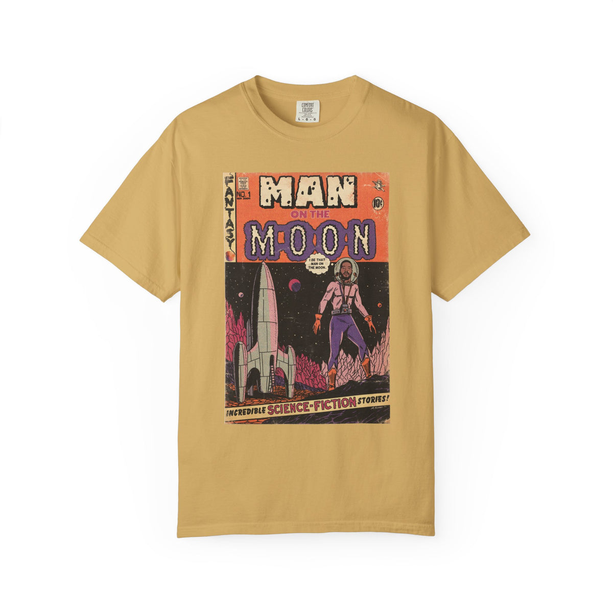 Man on the Moon - Unisex Comfort Colors T-shirt