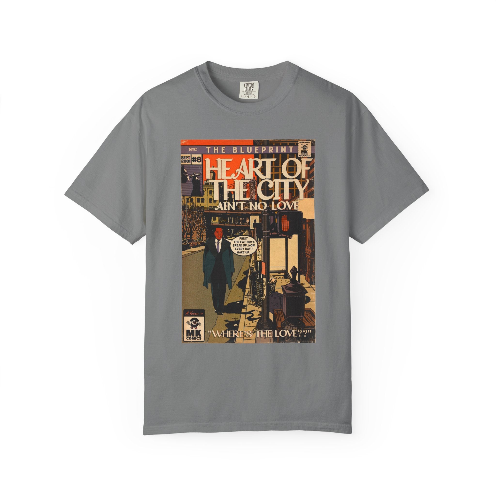 Heart of the City - Unisex Garment-Dyed T-shirt
