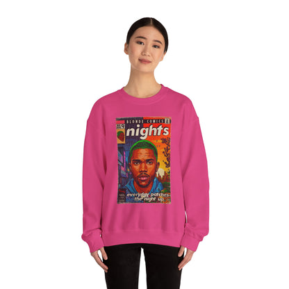 Frank Ocean -Nights - Unisex Heavy Blend™ Crewneck Sweatshirt