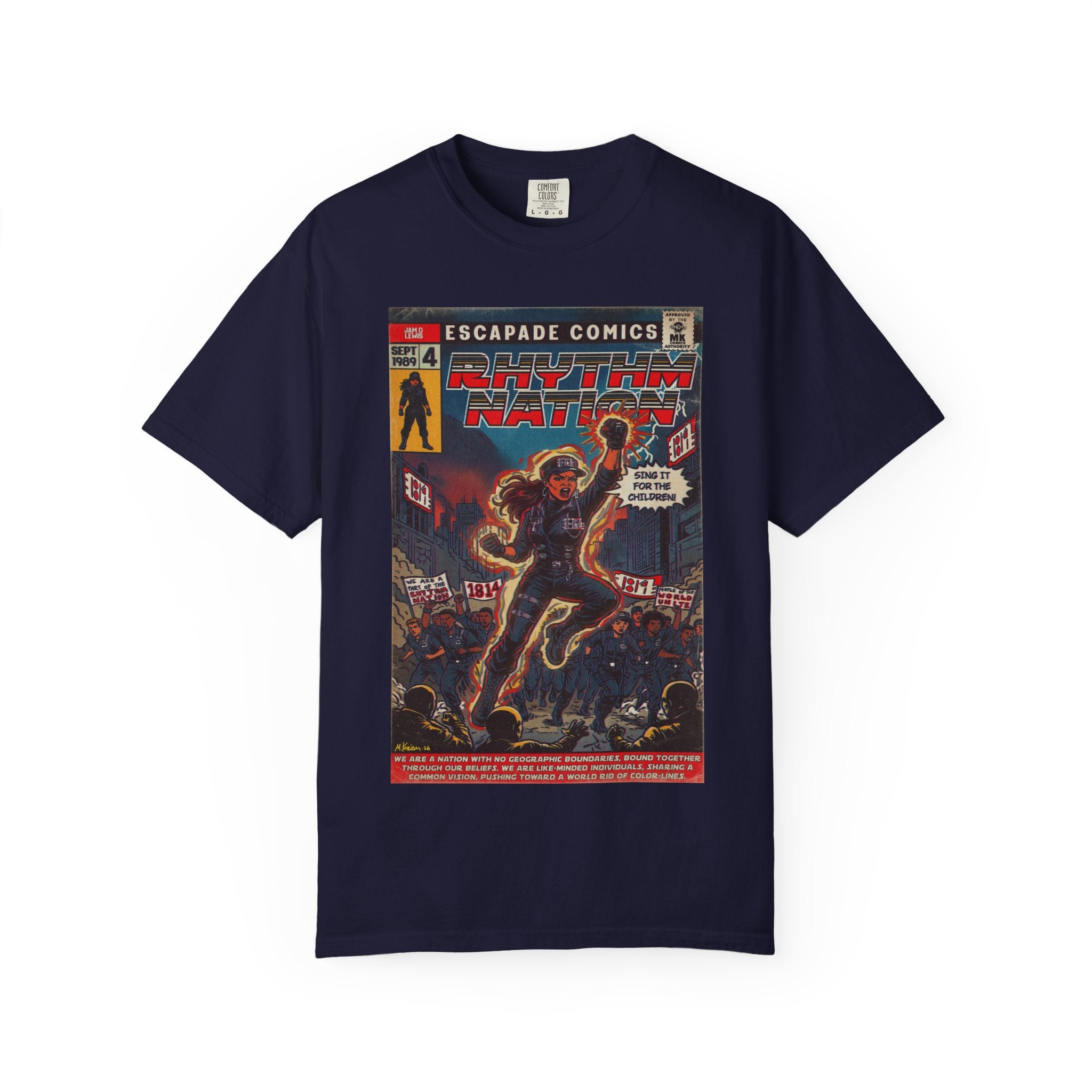 Rhythm Nation - Unisex Comfort Colors T-shirt