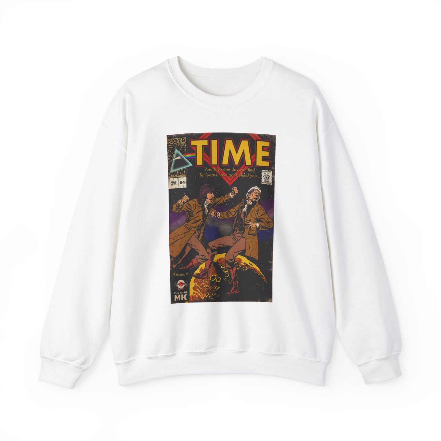 Pink Floyd- Time - Unisex Heavy Blend™ Crewneck Sweatshirt