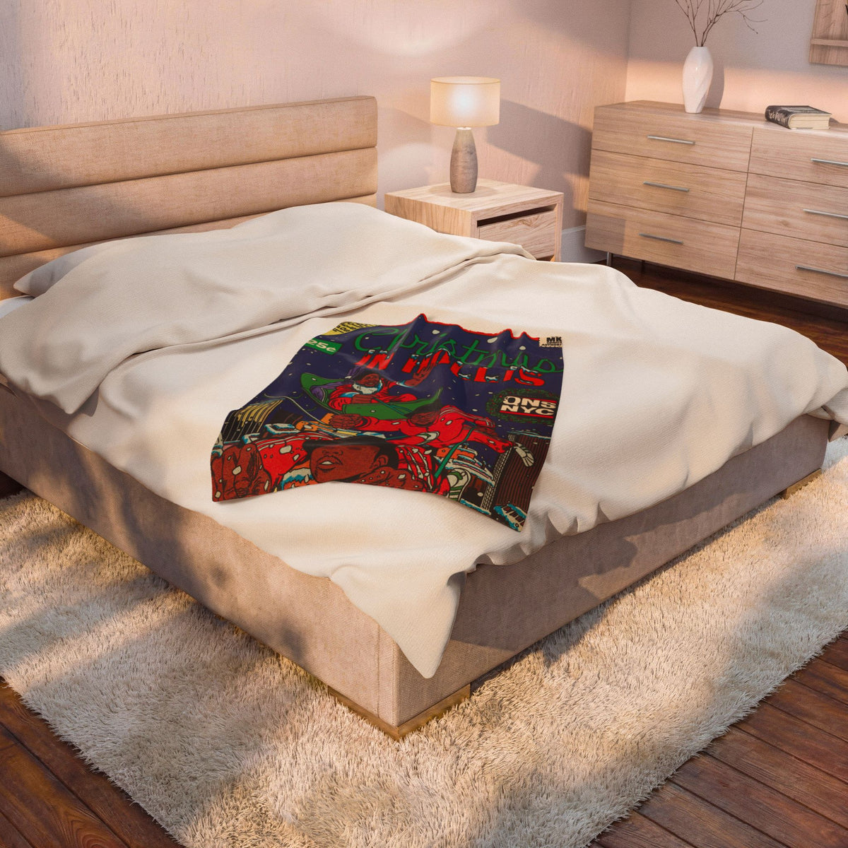 Christmas in Hollis - Velveteen Plush Blanket