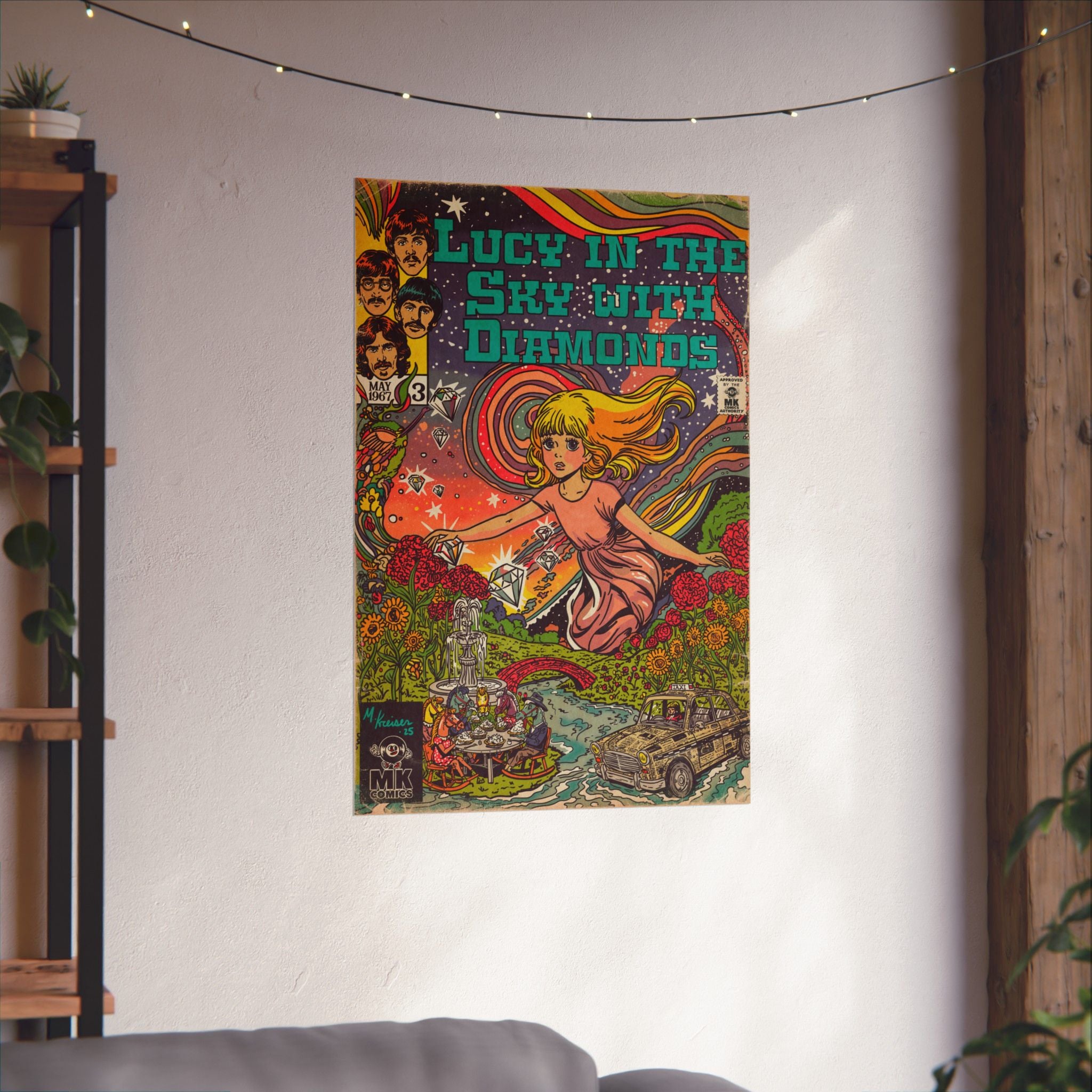 Lucy in the Sky with Diamonds - Matte Vertical Posters
