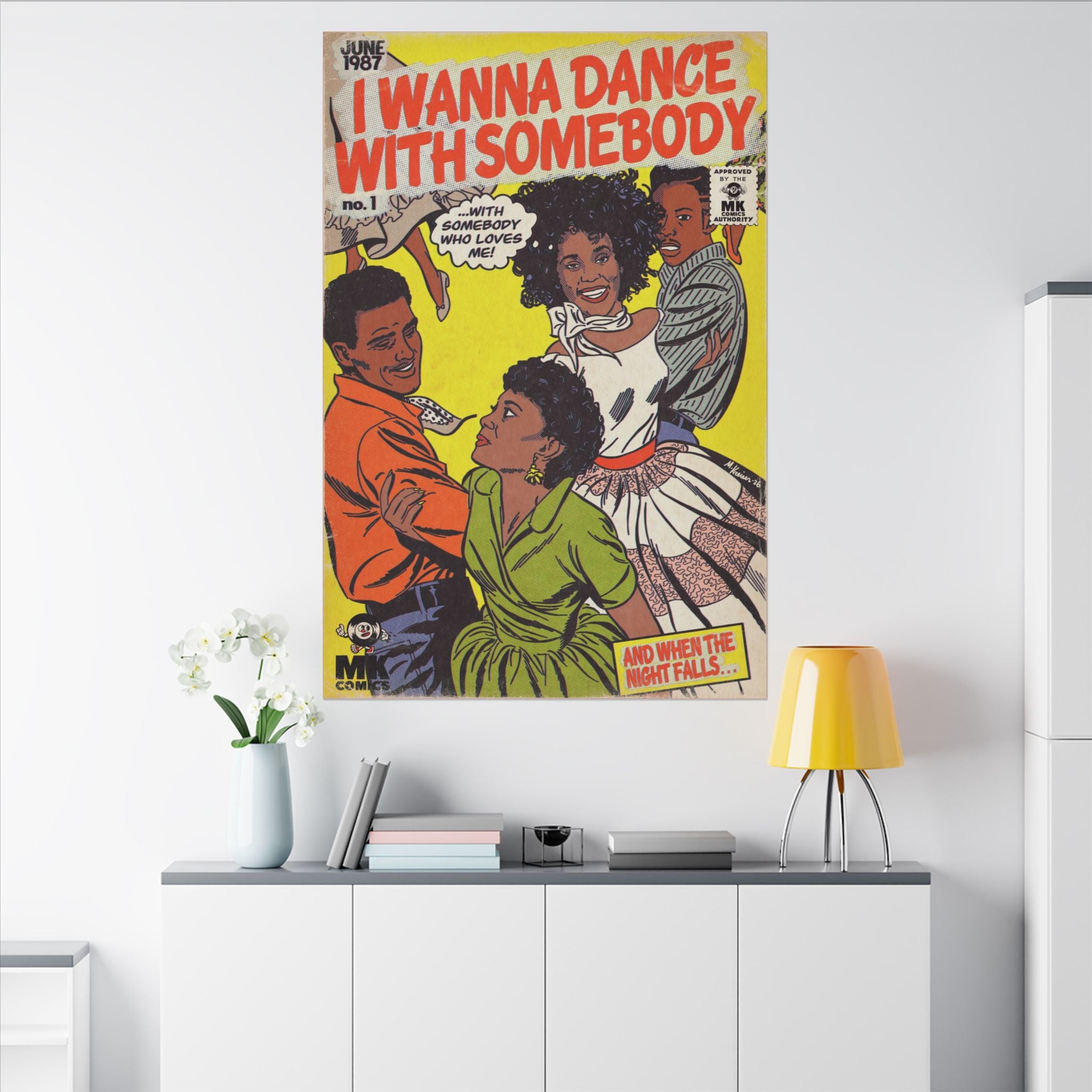 I Wanna Dance with Somebody - Matte Canvas, Stretched, 0.75" (Multi-Size)