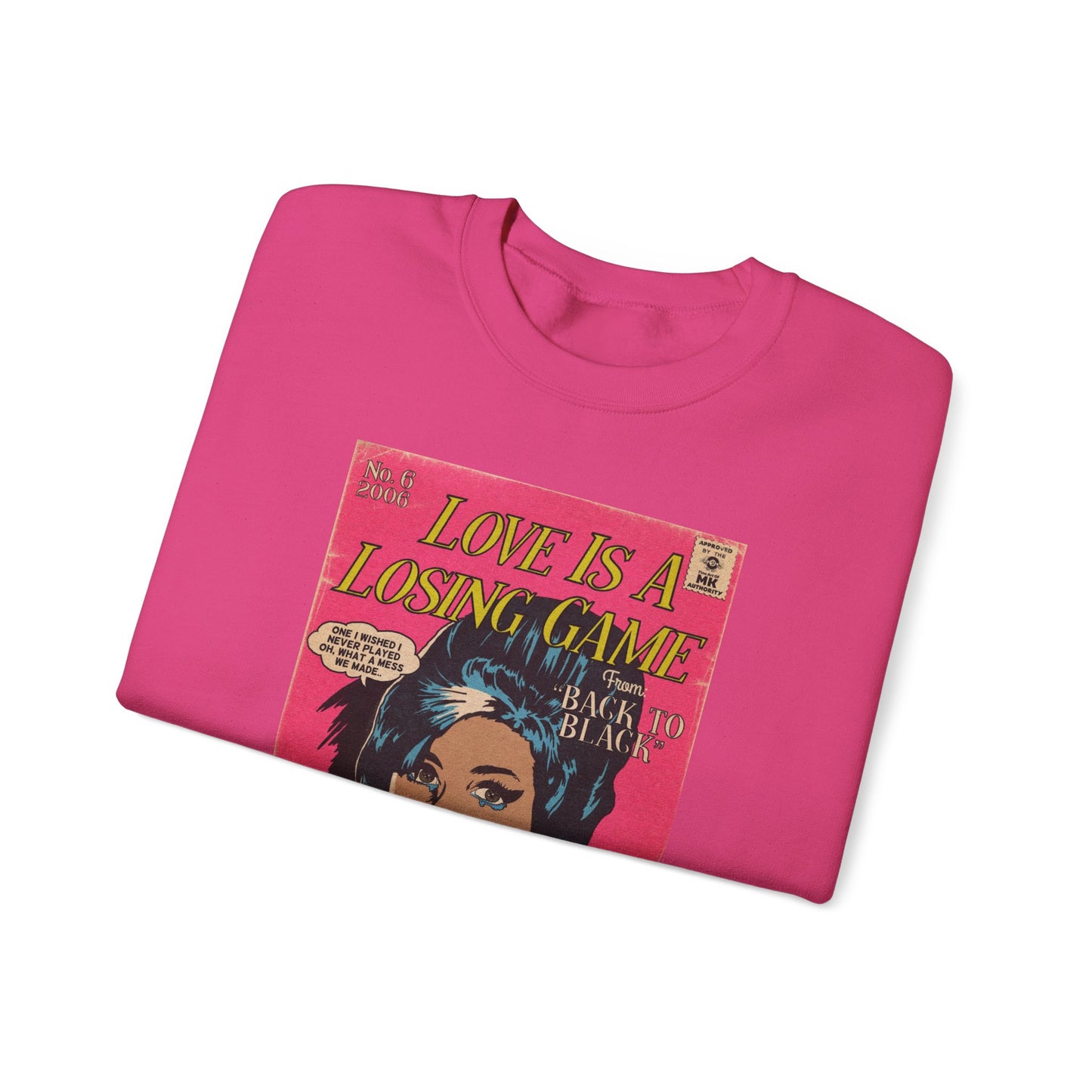 Amy Winehouse - Love Is A Losing Game - Unisex Heavy Blend™ Crewneck Sweatshirt
