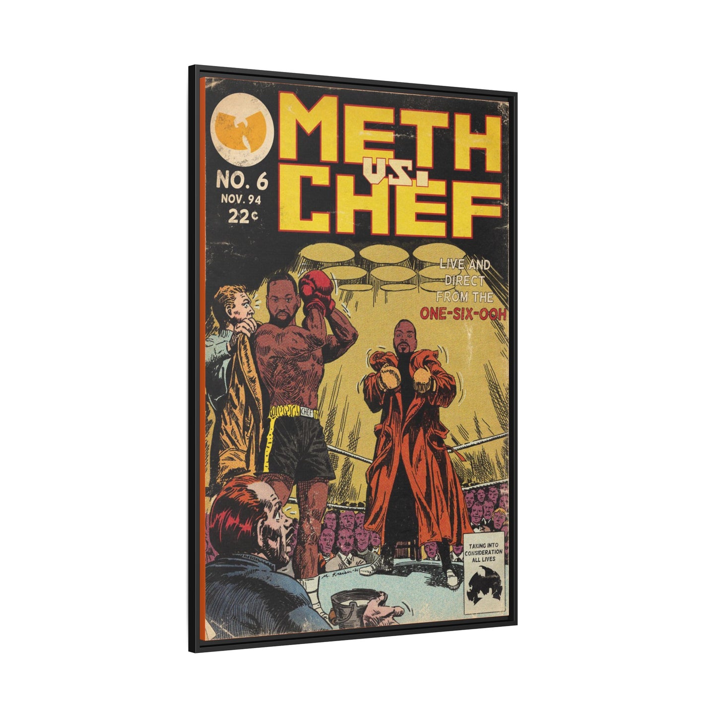 Method Man & Raekwon - Meth vs. Chef - Gallery Canvas Wraps, Vertical Frame