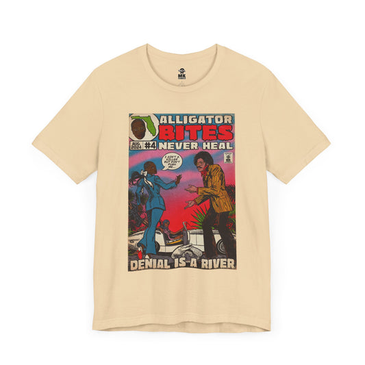 Denial is a River - Unisex Jersey Short Sleeve Tee