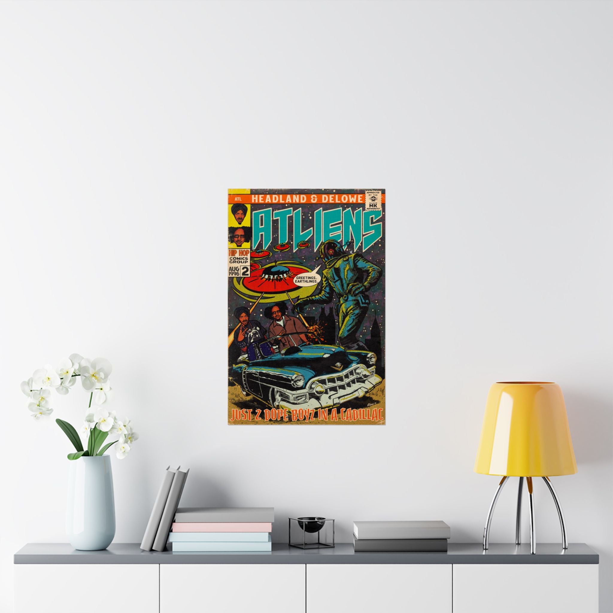 ATLiens - 2 Dope Boyz - Vertical Matte Poster – Fine Art Of MK