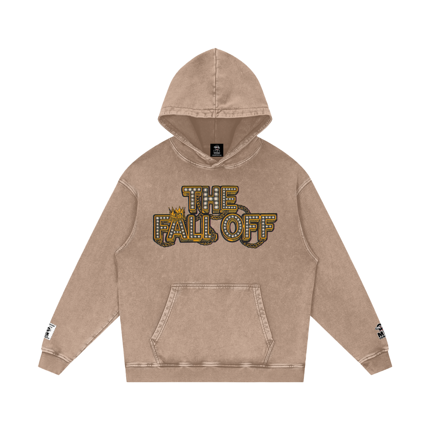 The Fall Off - Snow Washed Loose Cotton Hoodie